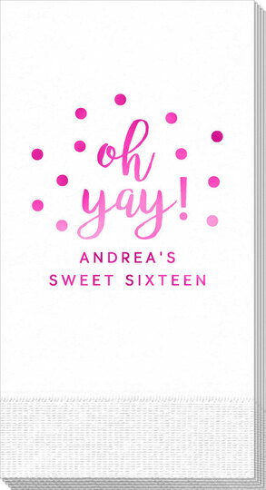 Confetti Dots Oh Yay! Guest Towels
